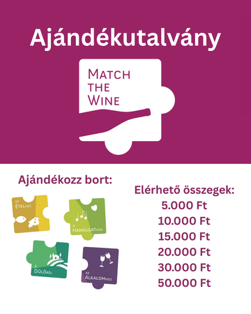 Match the Wine - Ajándékutalvány