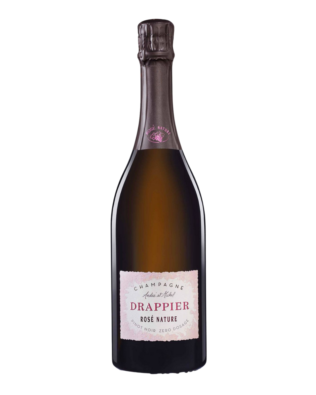 Drappier Champagne Rose Brut Nature francia pezsgő