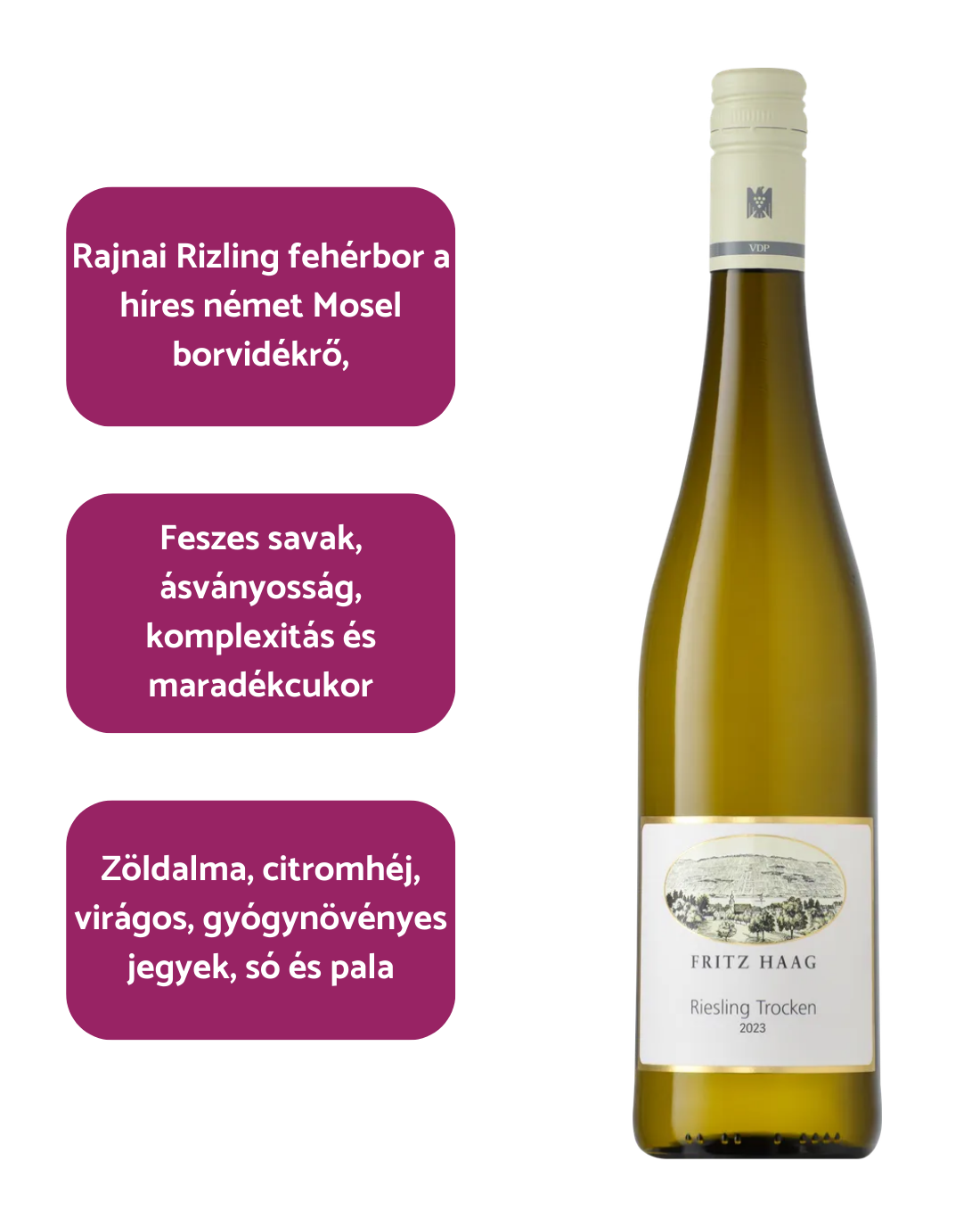 Fritz Haag – Riesling Trocken (2023)