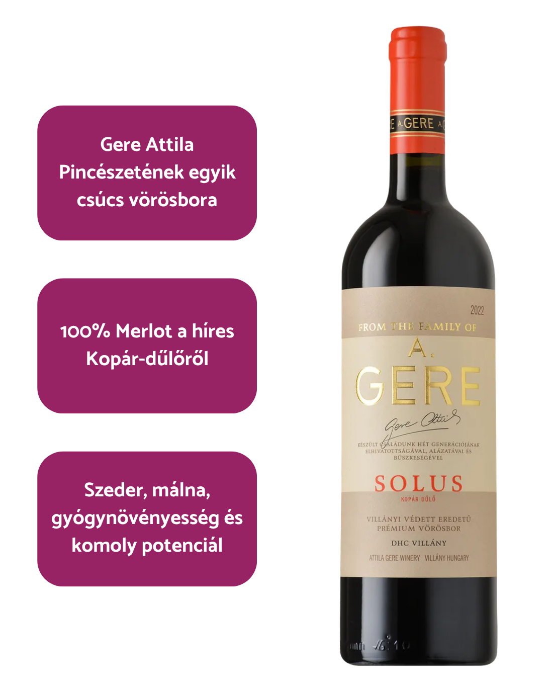 Gere - Solus Merlot (2022)