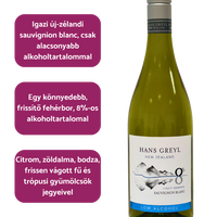 Hans Greyl - Csökkentett Alkoholtartalmú Sauvignon Blanc