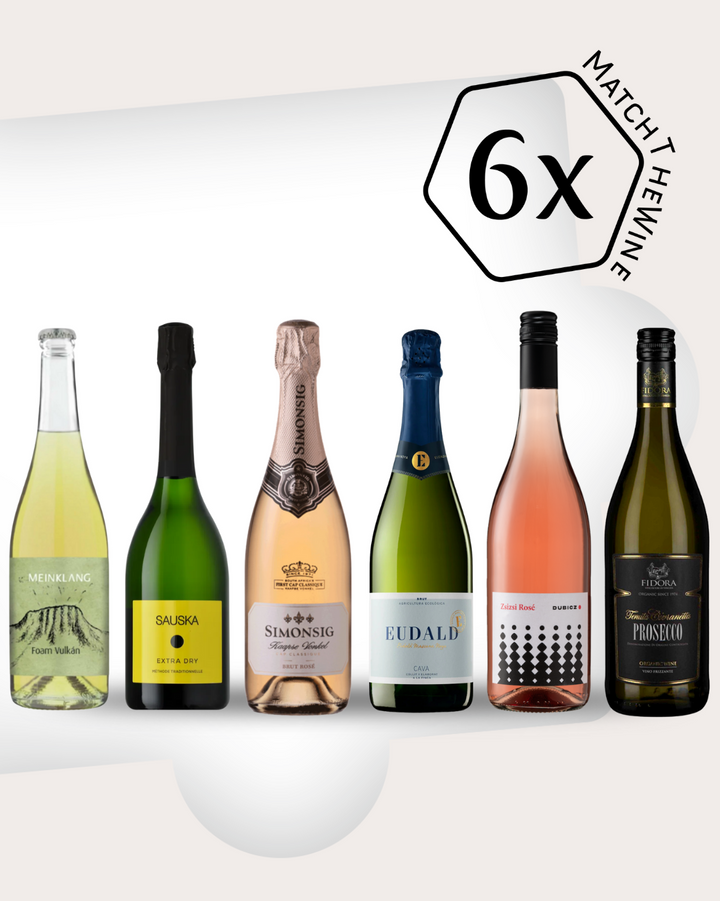 Match the Wine Pezsegj borválogatás 6 pezsgővel