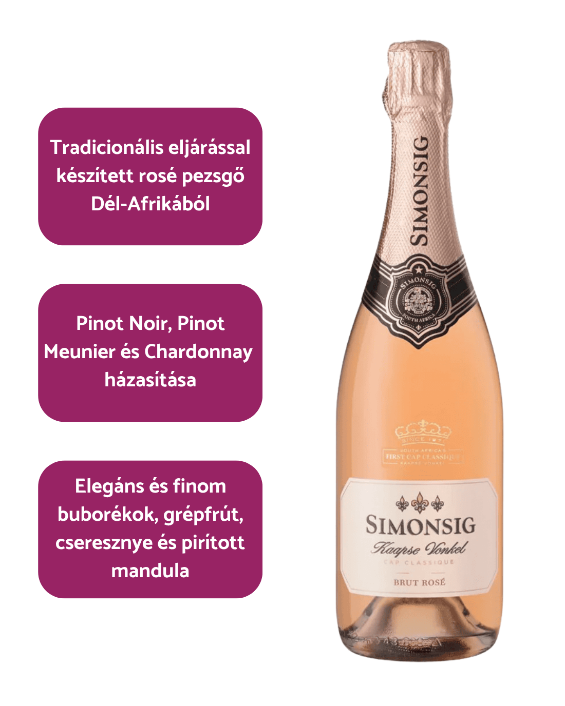 Simonsig Kaapse Vonkel Brut Rosé – Match the Wine