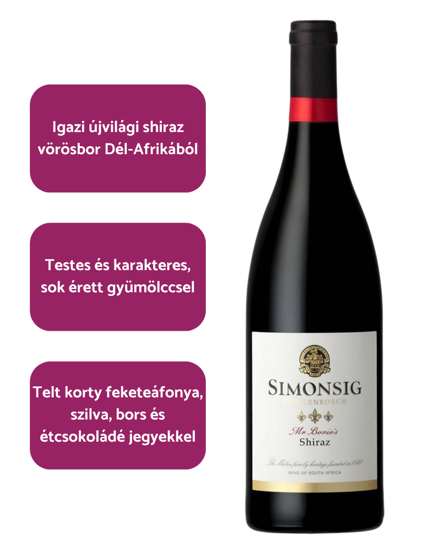 Simonsig – Mr. Borio's Shiraz (2020)