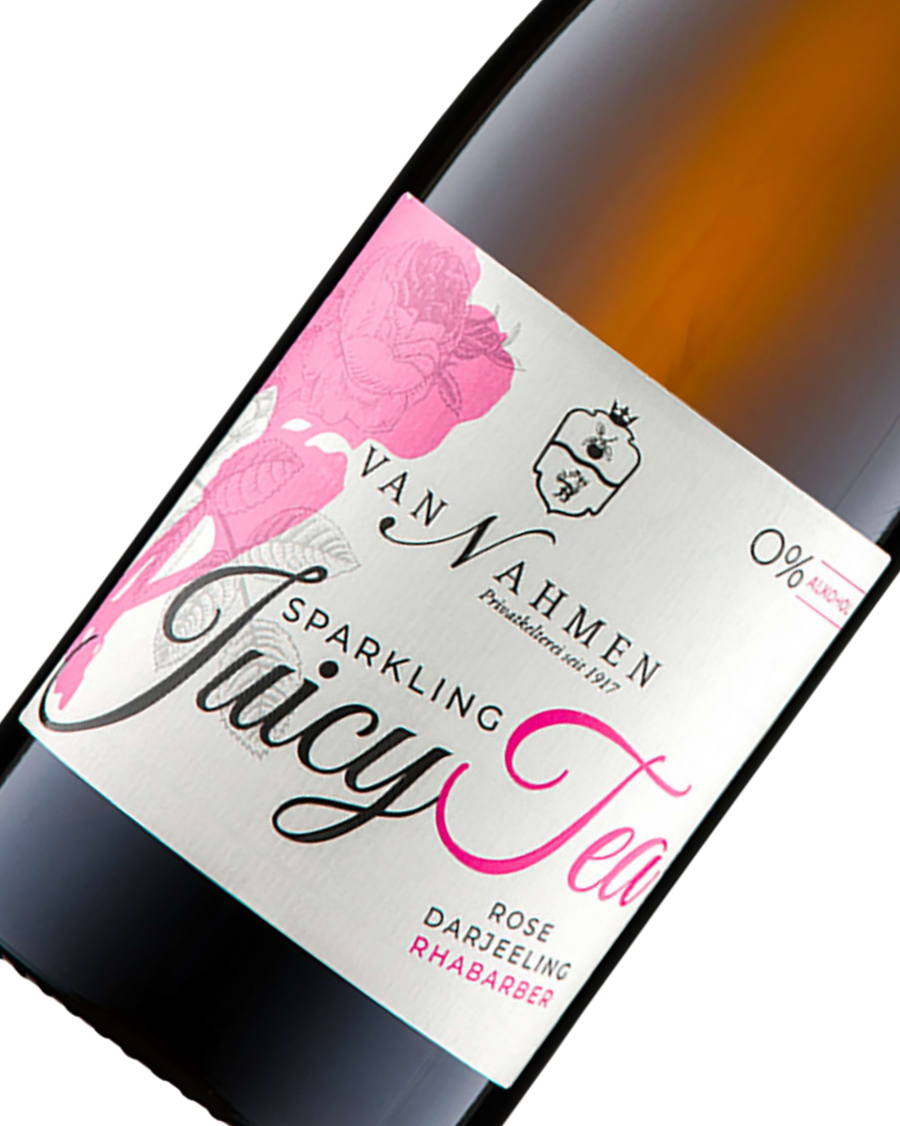Van Nahmen – Non-Alcoholic Sparkling Juicy Tea Rose-Darjeeling-Rhubarb (BIO)